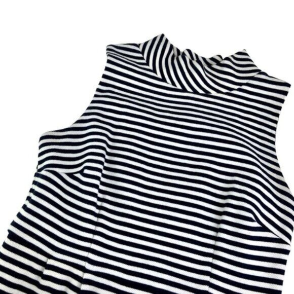 Boden Striped Black and White Sheath Dress - Picture 3 of 6